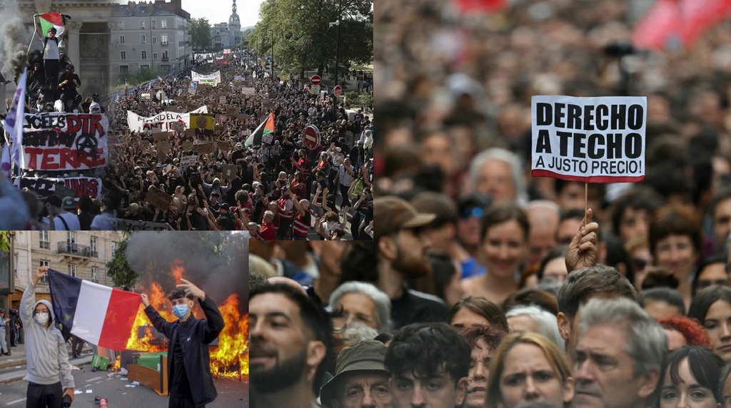 De España a Francia, de Italia a Alemania, una ola de protestas juveniles recorre la UE.